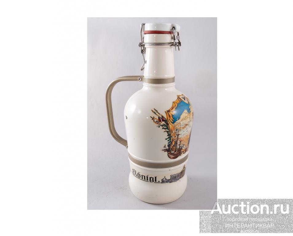 Кувшин - гроулер для пива с крышкой ЗН022