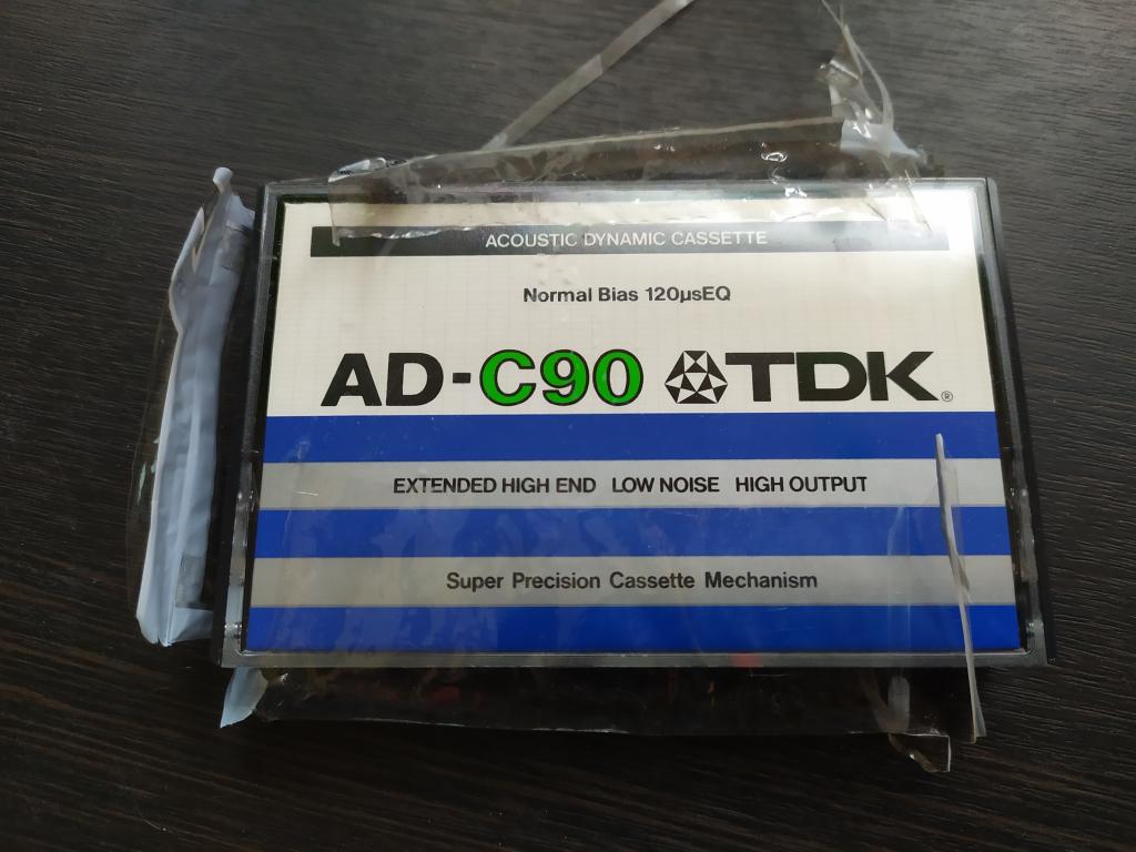 Аудио кассета TDK AD C 90 модель 1979 г.  НОВАЯ