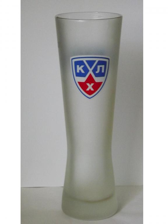 Пивной стакан. КХЛ Континентальная хоккейная лига (стекло) 0,5 л
