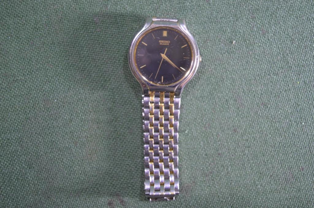 Часы наручные "Сейко", кварцевые, с браслетом. Seiko Quartz. Япония.