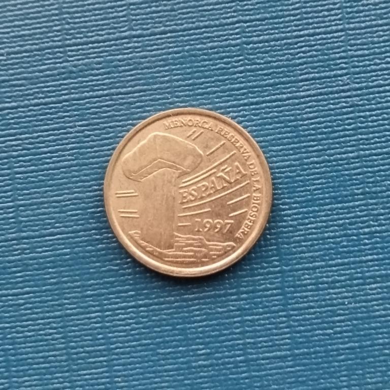Испания 5 песет 1997 год лот 6