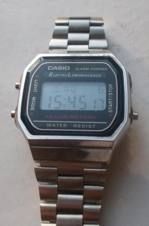 Часы Casio электронные будильник Япония рабочие красота с родным браслетом