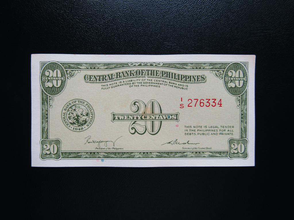 Филиппины - 20 сентаво 1949г. аUNC.