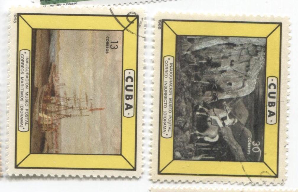 1965 Куба оТКРЫТИЕ МУЗЕЯ ПОЧТЫ 2м.гаш