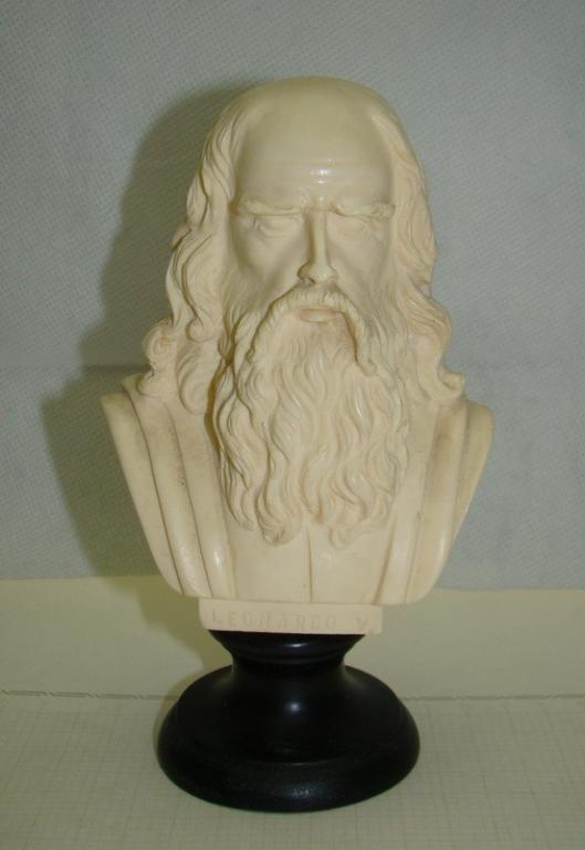 Бюст винтажный Леонардо да Винчи (A549)