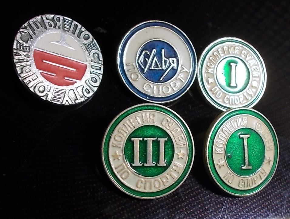 Подборка Судья по спорту 5 шт