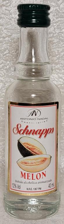 Мини бутылочка SCHNAPPS MELON 0,04 L