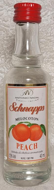 Мини бутылочка SCHNAPPS PEACH 0,04 L