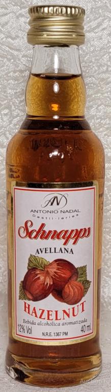 Мини бутылочка SCHNAPPS HAZELNUT 0,04 L