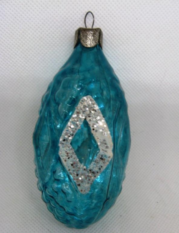 Ёлочная игрушка зелёная большая СССР