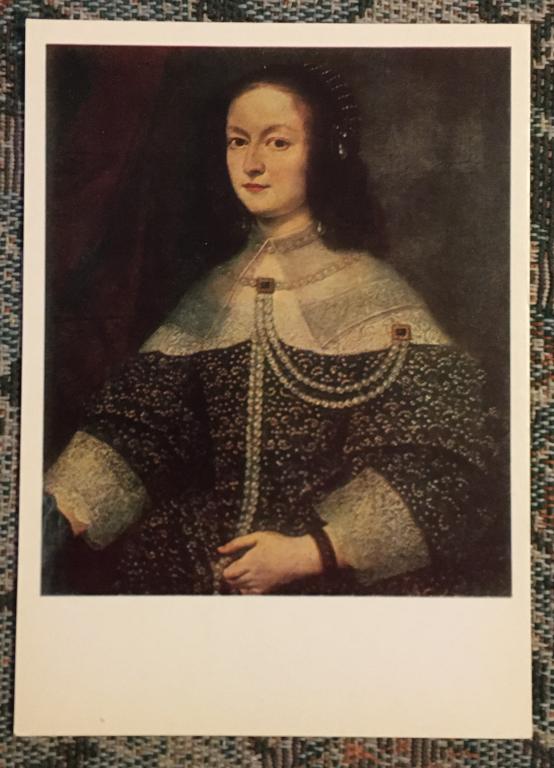 Юстус Сюстерманс. Портрет женщины с жемчугом 1984 г