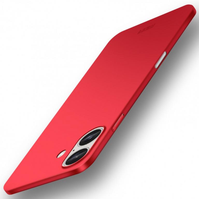 Тонкий матовый чехол MOFI для iPhone 16 Plus Ultra-thin (Red)