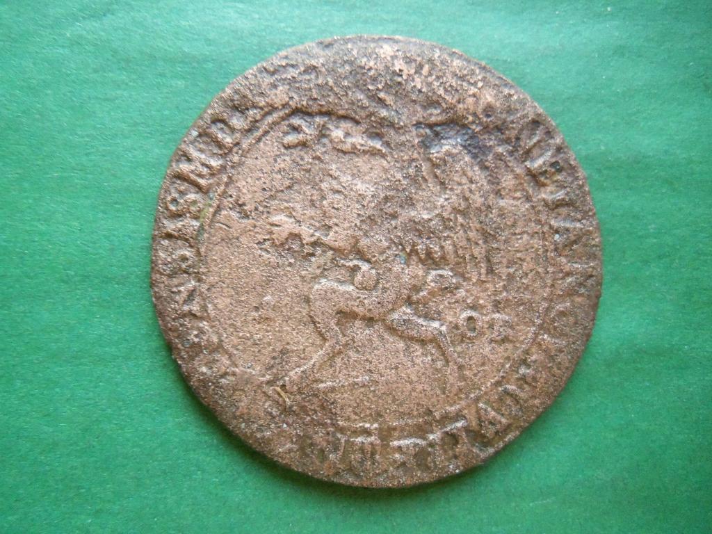 Швеция 1 оре (эре) 1627 г. грифон крылья вниз Густав II Адольф.