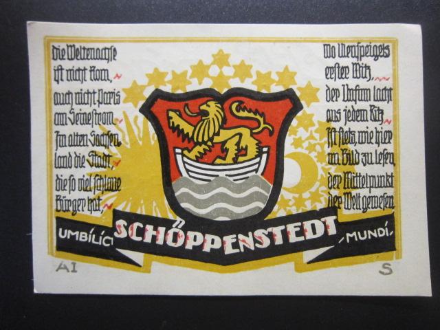ГЕРМАНИЯ НОТГЕЛЬД    50    ПФЕННИГОВ         SCHOPPENSTEDT