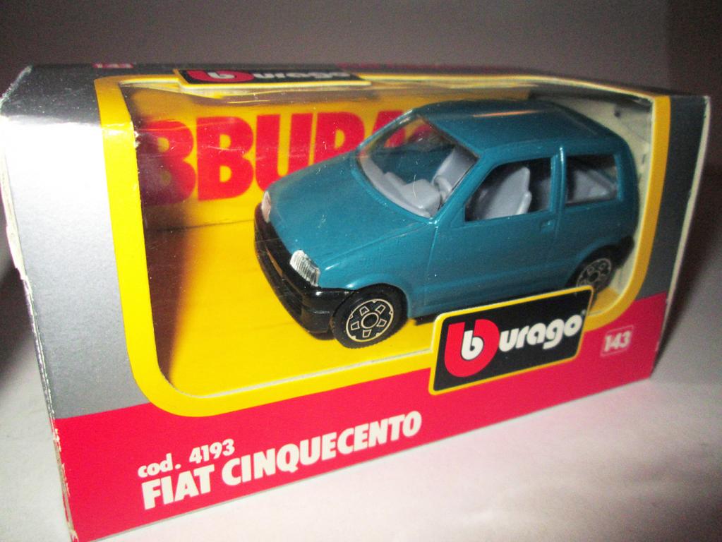модель авто 1-43 Fiat Cinquecento / Фиат Синкуеценто (Burago ) читайте описание !!!