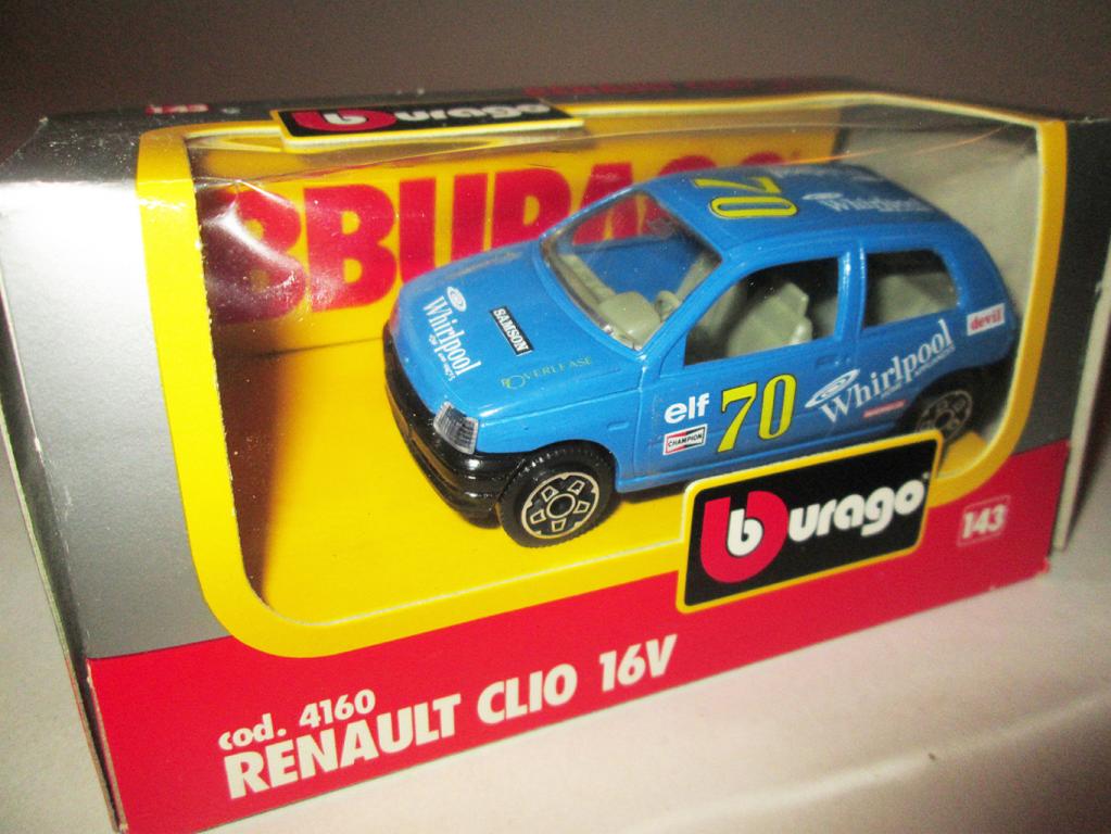 модель авто 1-43 Renault Clio 16V / Рено Клио 16В (Burago ) Описание!!!