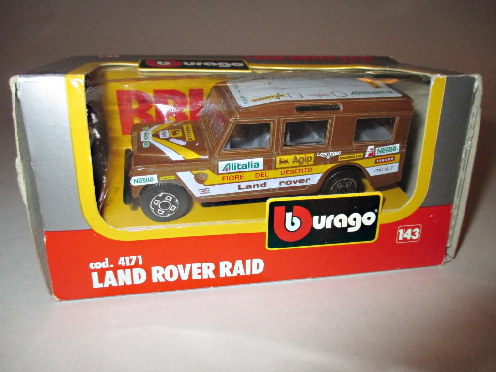 модель авто 1-43 Land Rover Raid / Ланд Ровер Раид (Burago ) читайте описание !!!