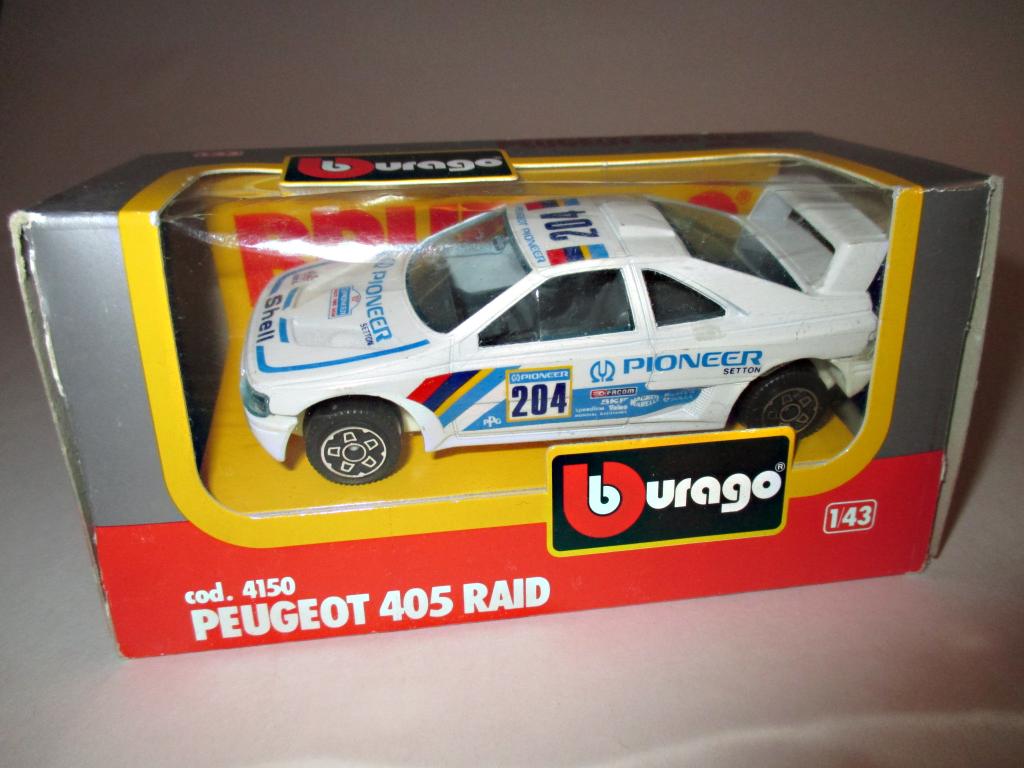 модель авто 1-43 Peugeot 405 Raid / Пежо 405 Раид (Burago ) читайте описание !!!