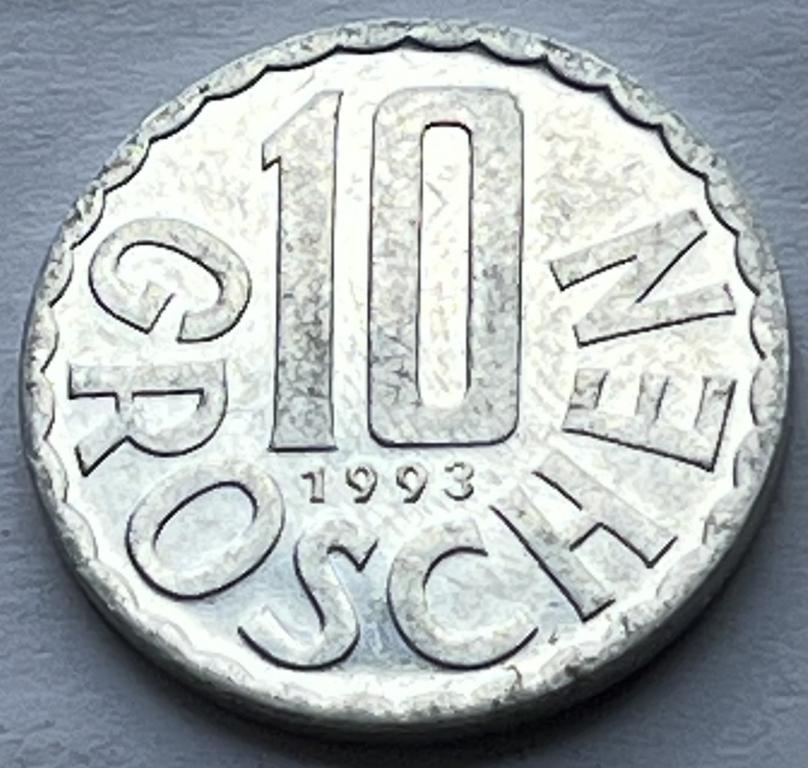 АВСТРИЯ 10 ГРОШЕЙ 1993 ГОД (А)