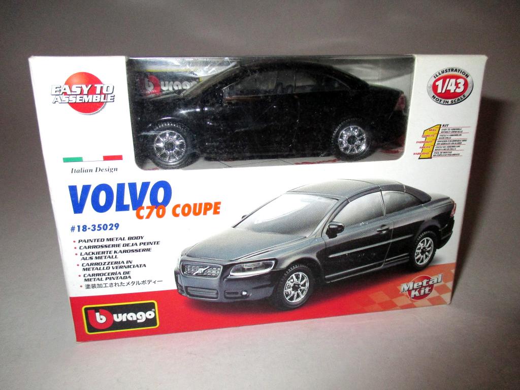 модель авто 1-43 Volvo C70 / Вольво  Ц70 ( Burago ) читайте описание !!!