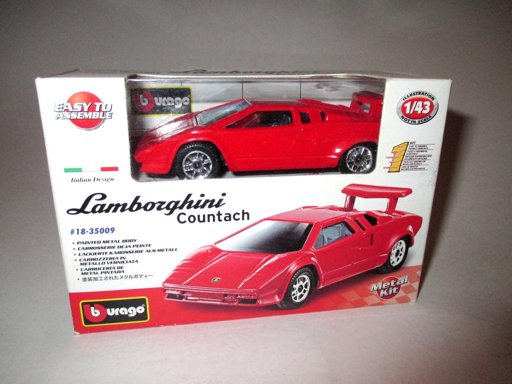 модель авто 1-43 Lamborghini Countach / Ламборгини Каунтач ( Burago ) читайте описание !!!
