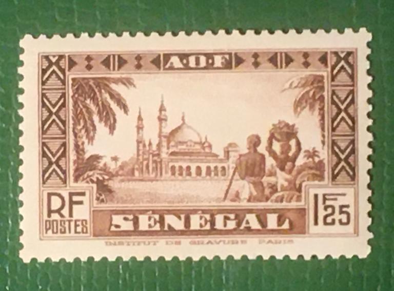Марка. Мечеть Диурбель. Сенегал. 1935.