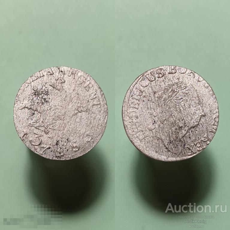 Монета 3 гроша 1785 год Пруссия Серебро Оригинал