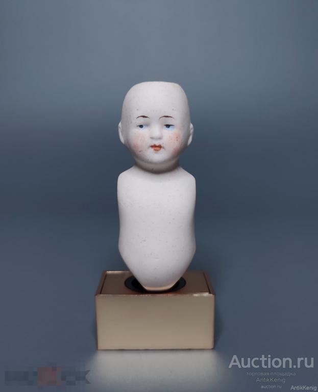 Антикварная фарфоровая куколка Бисквит Начало 20 века Германия