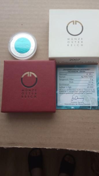 Австрия 2007г. 25 евро PROOF