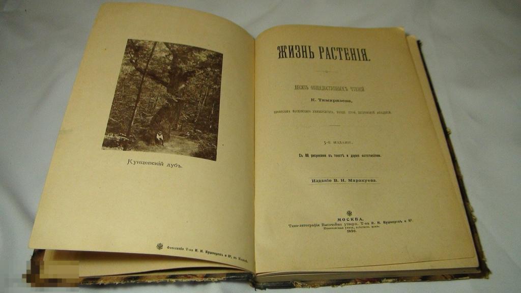 Тимирязев Жизнь растений 1898