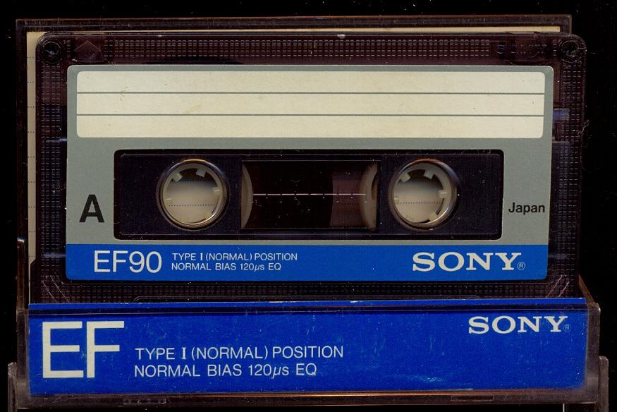 ВЛАДИМИР ВЫСОЦКИЙ на кассете SONY EF 90 (модель 1986 г)