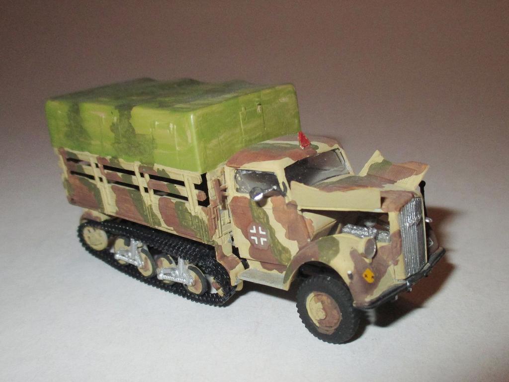 модель танк Немецкий грузовик Опель на гусеницах (ГОТОВАЯ модель, собрана) ручная работа