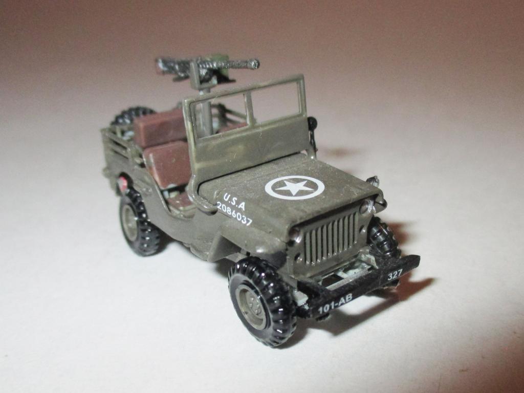 модель танк Американский джип Виллис / American Jeep Willis (ГОТОВАЯ модель, собрана) Ручная работа