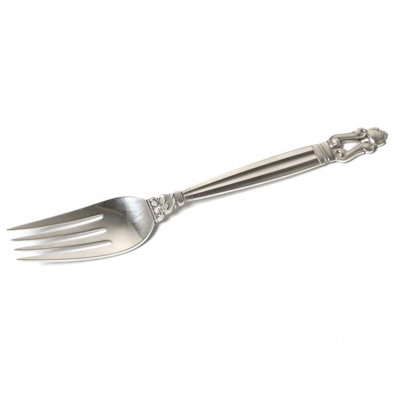 Серебряная обеденная вилка. Georg Jensen