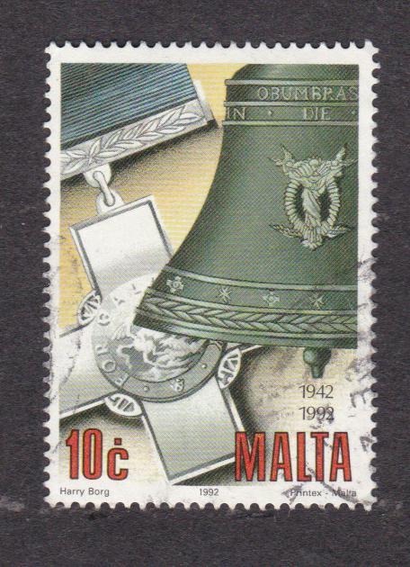 Мальта 1992 Георгиевский крест Колокол (2572)