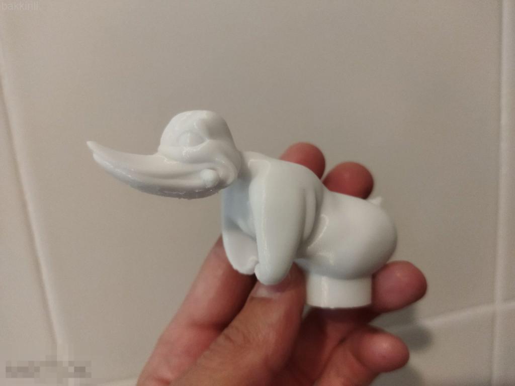 эмблема маскот пластиковый злая утка на капот