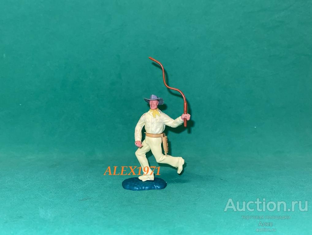 TIMPO TOYS MADE IN ENGLAND, КОВБОЙ С КНУТОМ, СОЛДАТИК, ФИГУРКА, ВЕСТЕРН, ДИКИЙ ЗАПАД