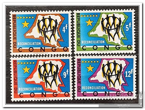 Конго 1963 год № 127/30 " Национальное примирение " MNH**