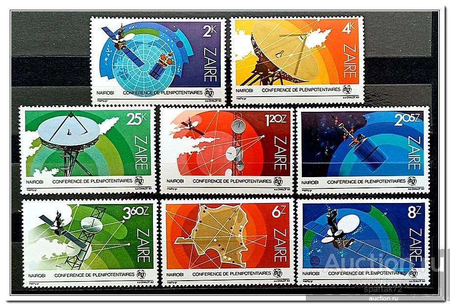 Заир 1983 год № 822/29 " I.T.U. Конференция , Найроби " MNH**