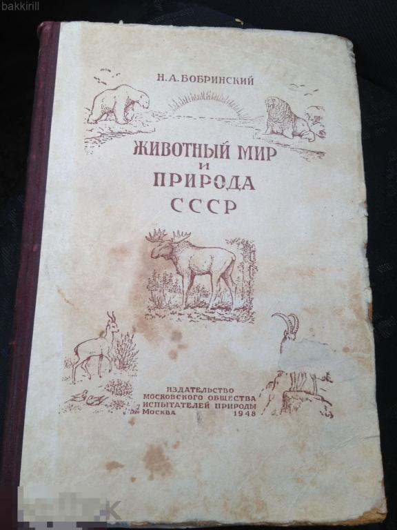 Животный мир и природа СССР книга 1948