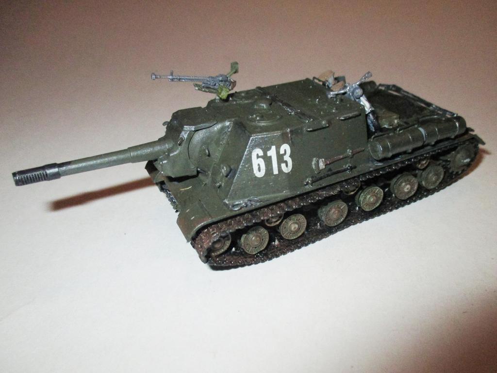 модель танк САУ ИСУ-152 (ГОТОВАЯ модель, собрана) Ручная работа