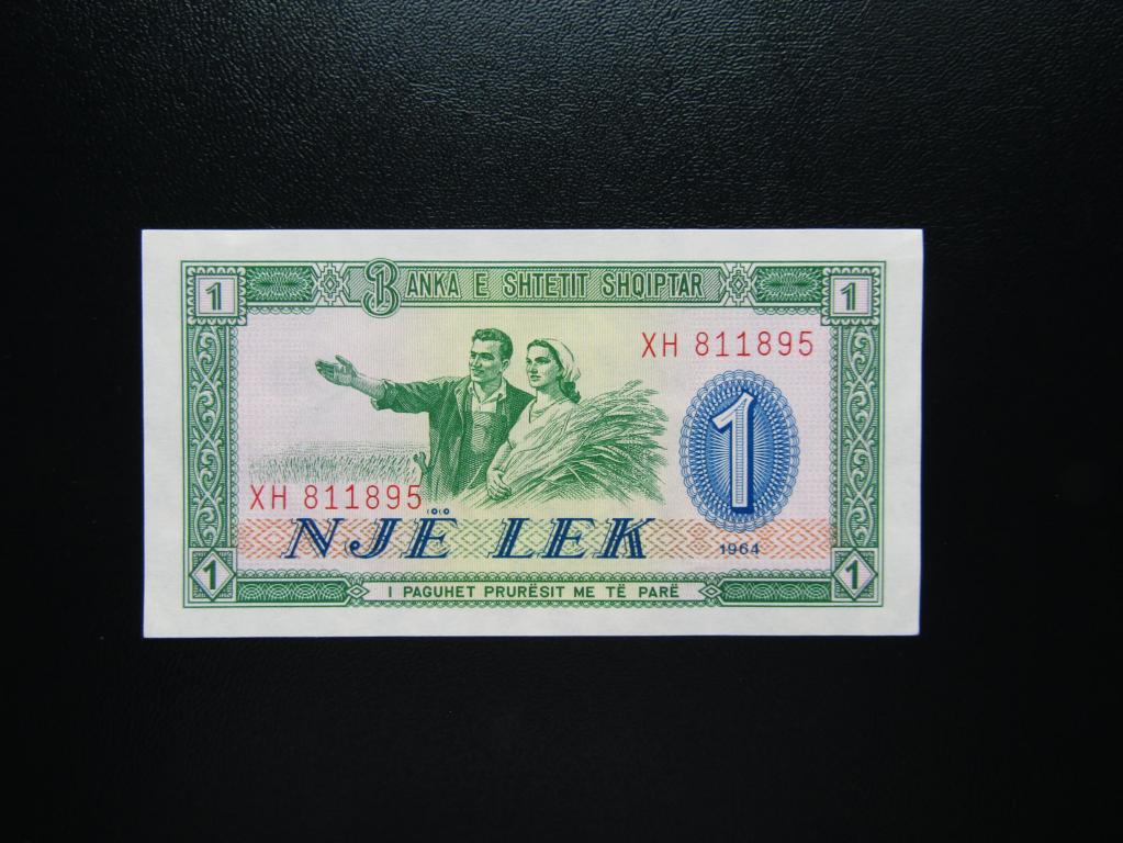 Албания - 1 леке 1964г. UNC.