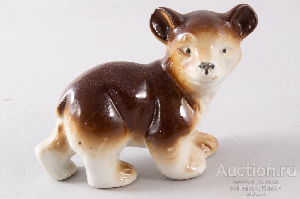 Фарфоровая статуэтка "Медвежонок" ЗН155