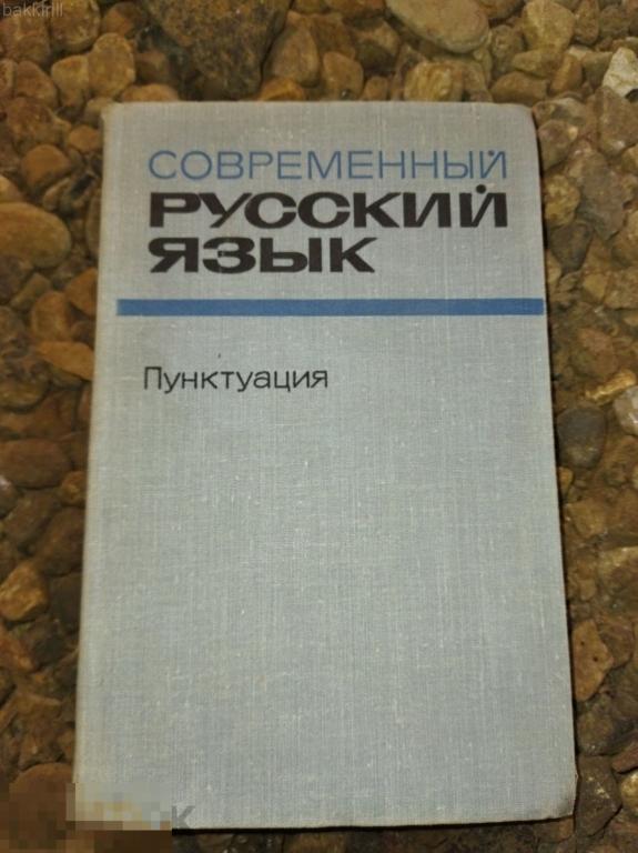 современный русский язык пунктуация 1966 ссср