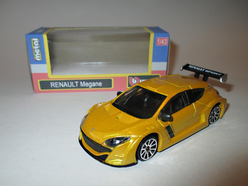 модель авто 1-43 Renault Megane / Рено Мегане (Burago ) Читайте описание!!!
