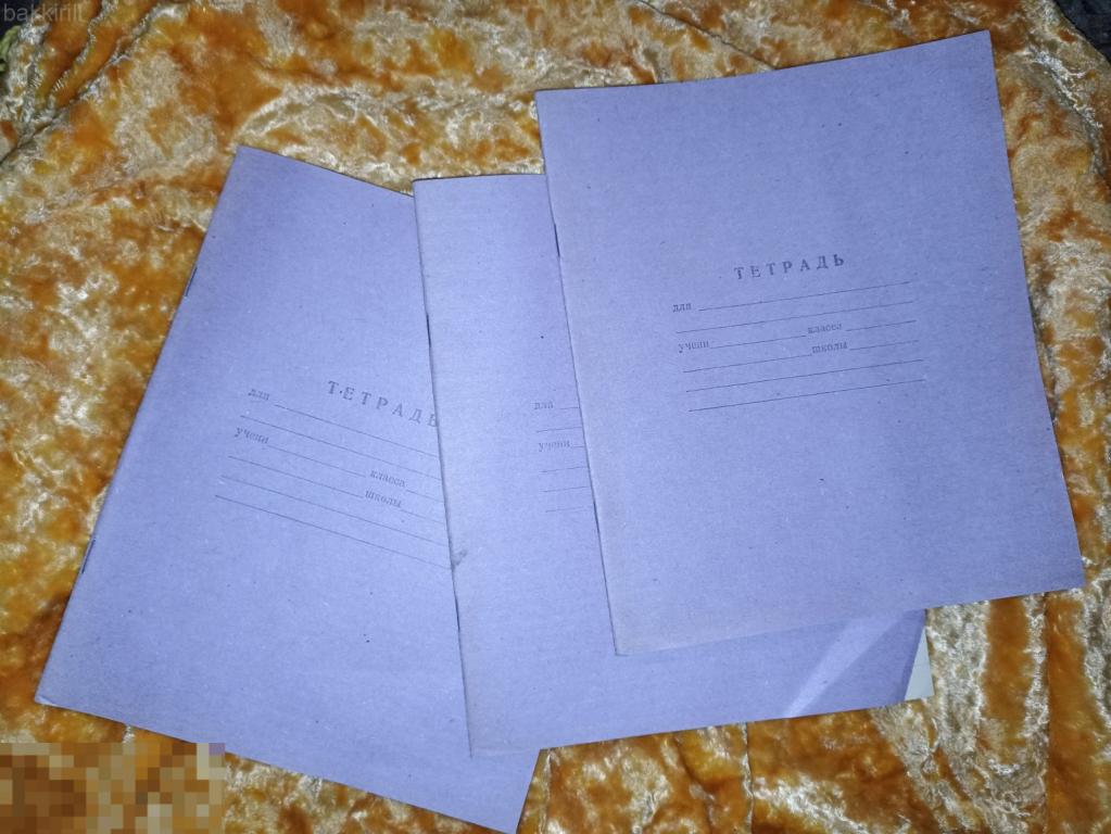 тетрадь школьная чистая 3 шт пионер послание ссср