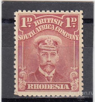 BRITISH SOUTH AFRICA RHODESIA   Георг V № 120  1913  Сост** MNH