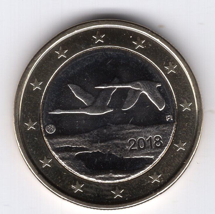 1 евро - Финляндия - 2018 - UNC