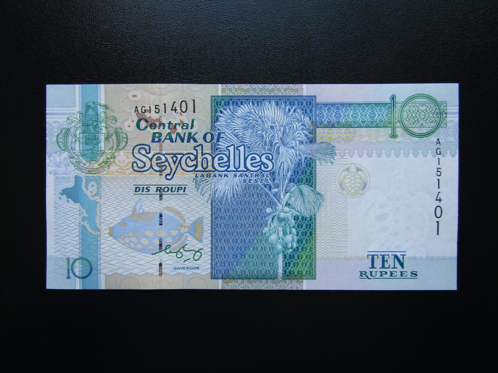 Сейшельские о-ва - 10 рупий 2008г. UNC.