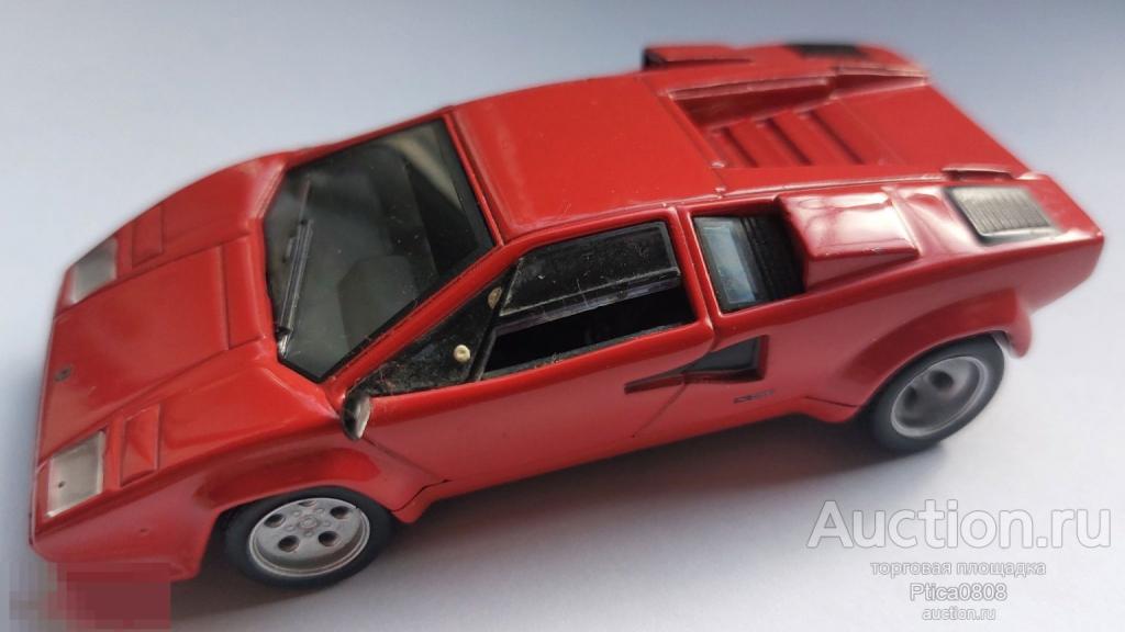 Модель автомобиля "LAMBORGHINI COUNTACH*. Масштаб - 1:43 ".
